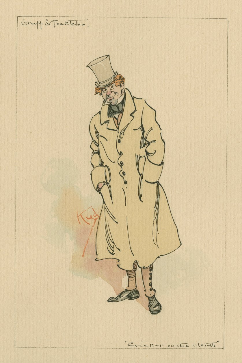 Gruff y Tackleton - El grillo del hogar, c.1920s de Joseph Clayton Clarke