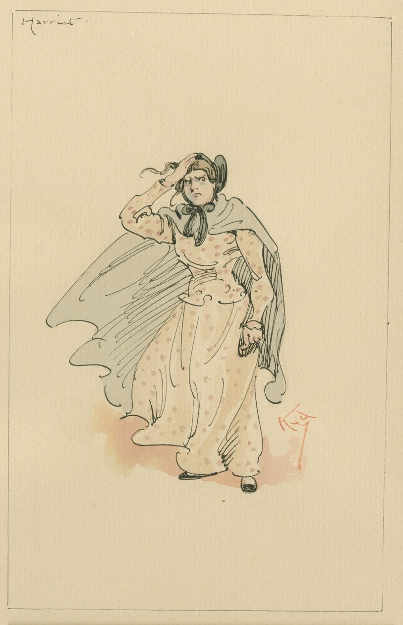 Señorita Harriet Carker, c.1920s de Joseph Clayton Clarke