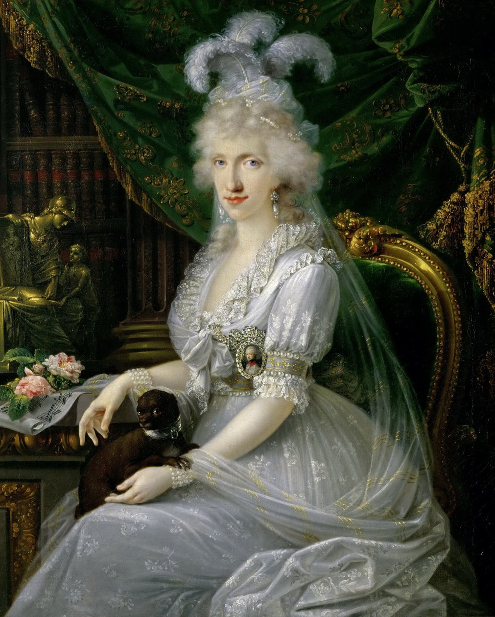Princesa Luisa María de Nápoles y Sicilia 1773-1802, 1797 de Joseph Dorffmeister