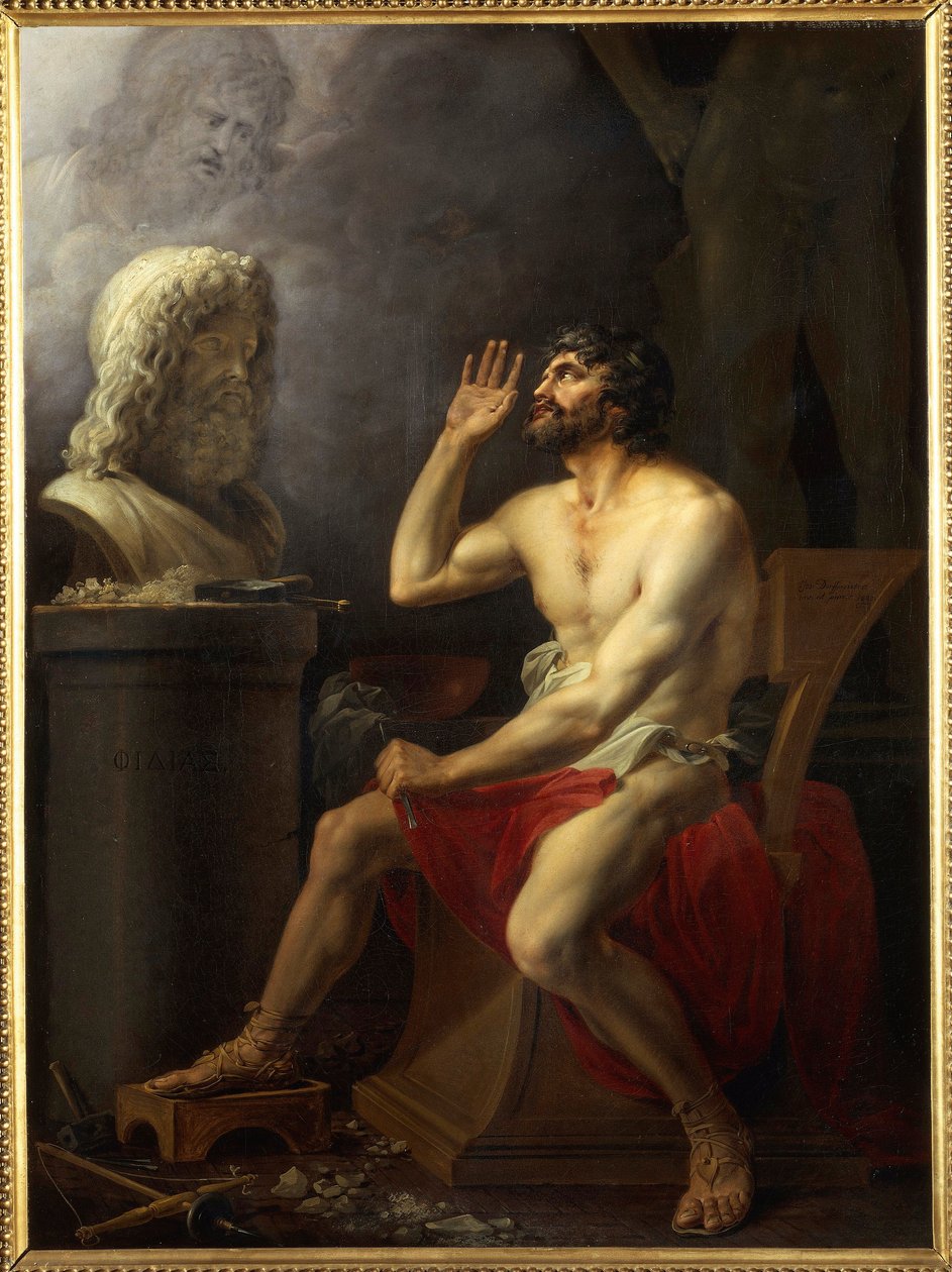 El escultor griego Fidias de Joseph Dorffmeister