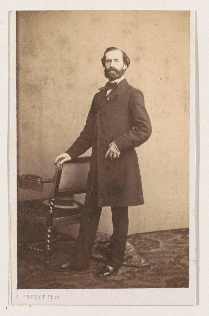 Retrato de cuerpo entero del pintor Joseph Bellemans L