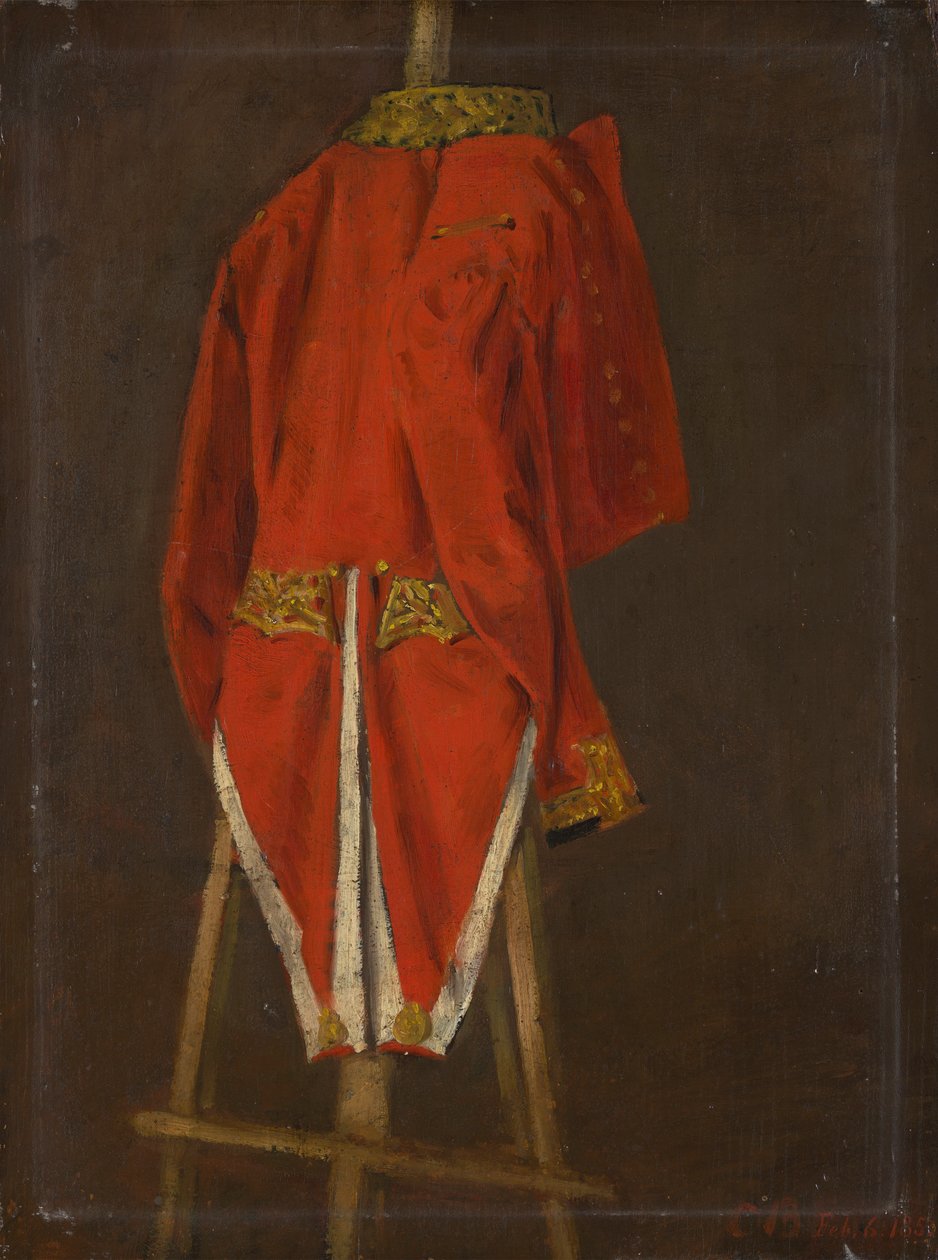 Estudio de un abrigo perteneciente a John, XI conde de Westmorland de Joseph Edgar Boehm