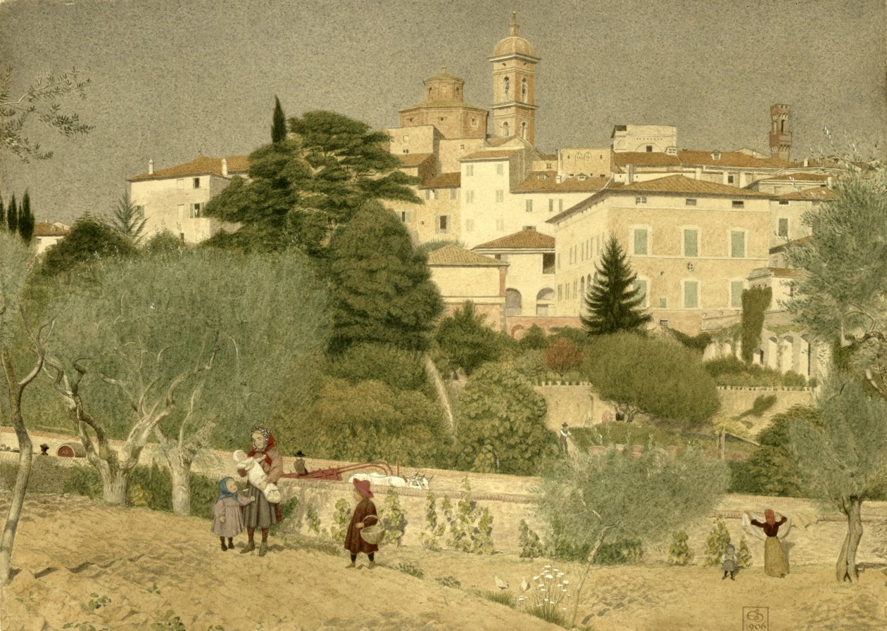 En Toscana, 1906 de Joseph Edward Southall