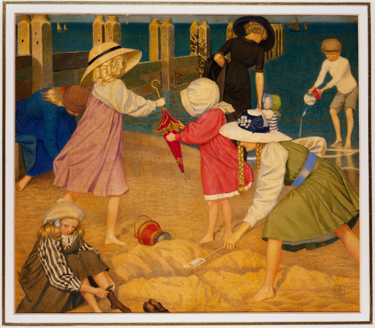 En la Playa, Southwold de Joseph Edward Southall