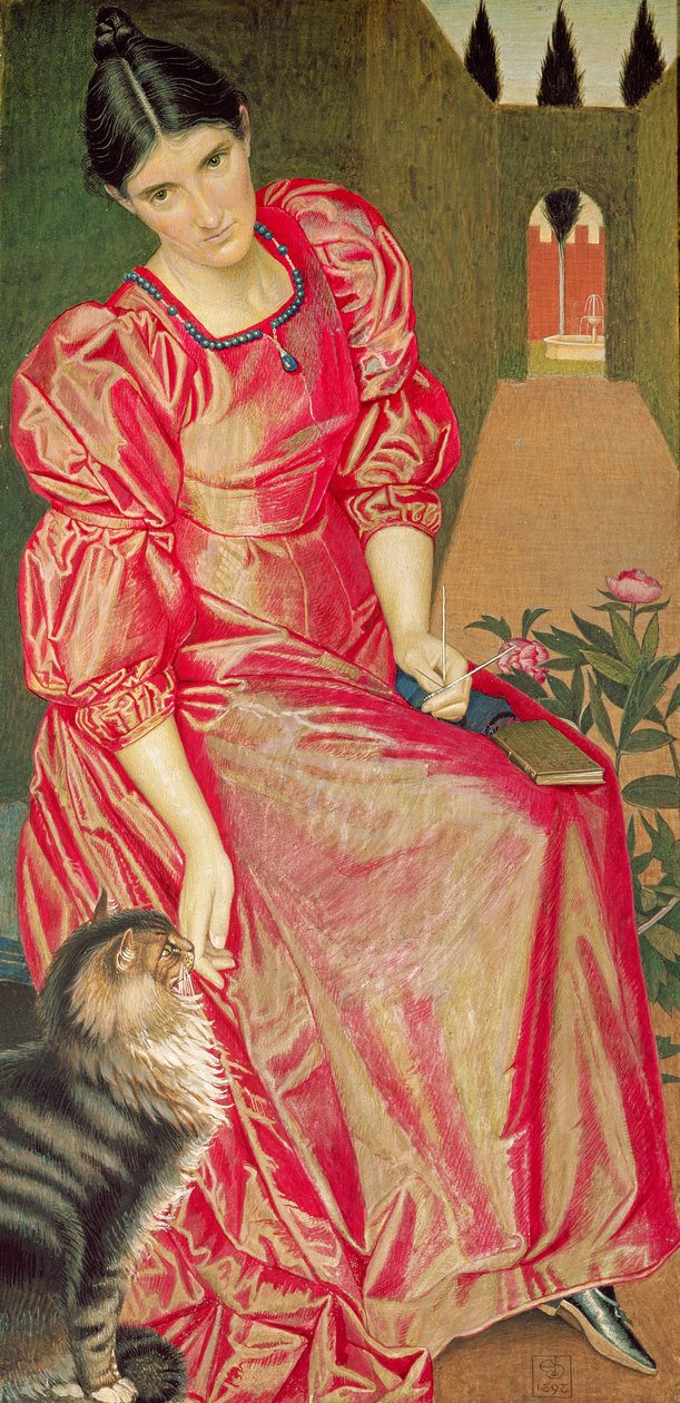 El jardín cerrado, 1898 de Joseph Edward Southall
