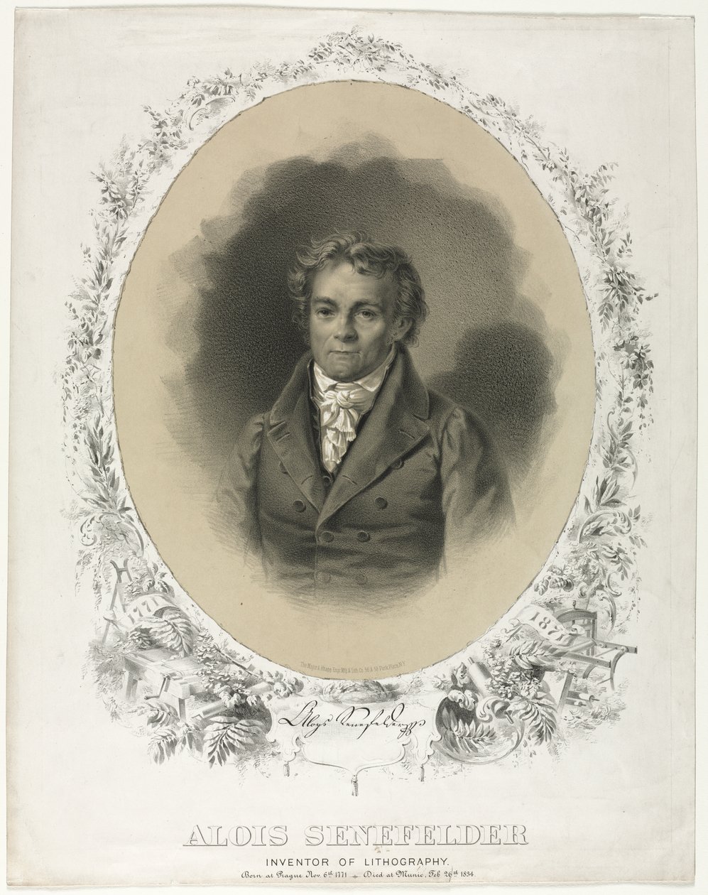 Alois Senefelder de Joseph F. Knapp
