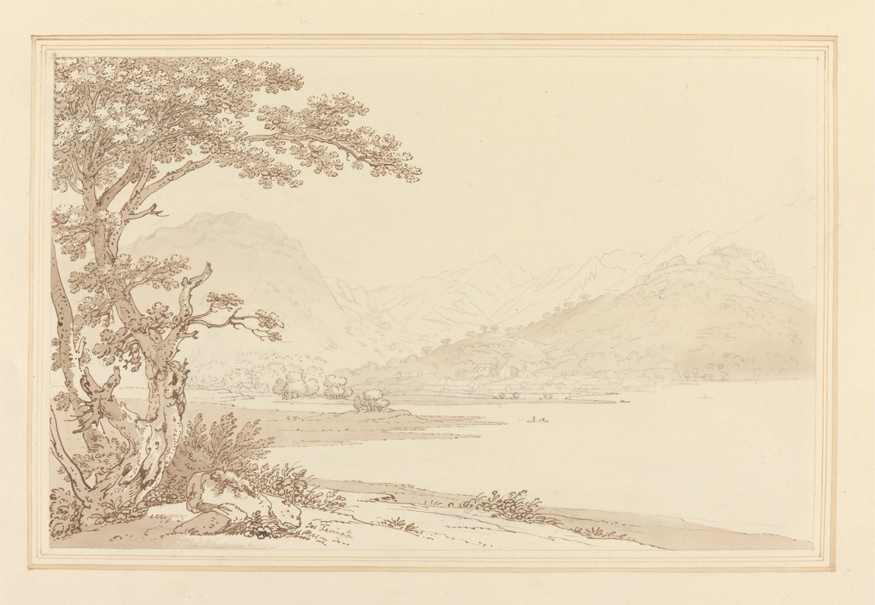Cabeza de Ullswater de Joseph Farington