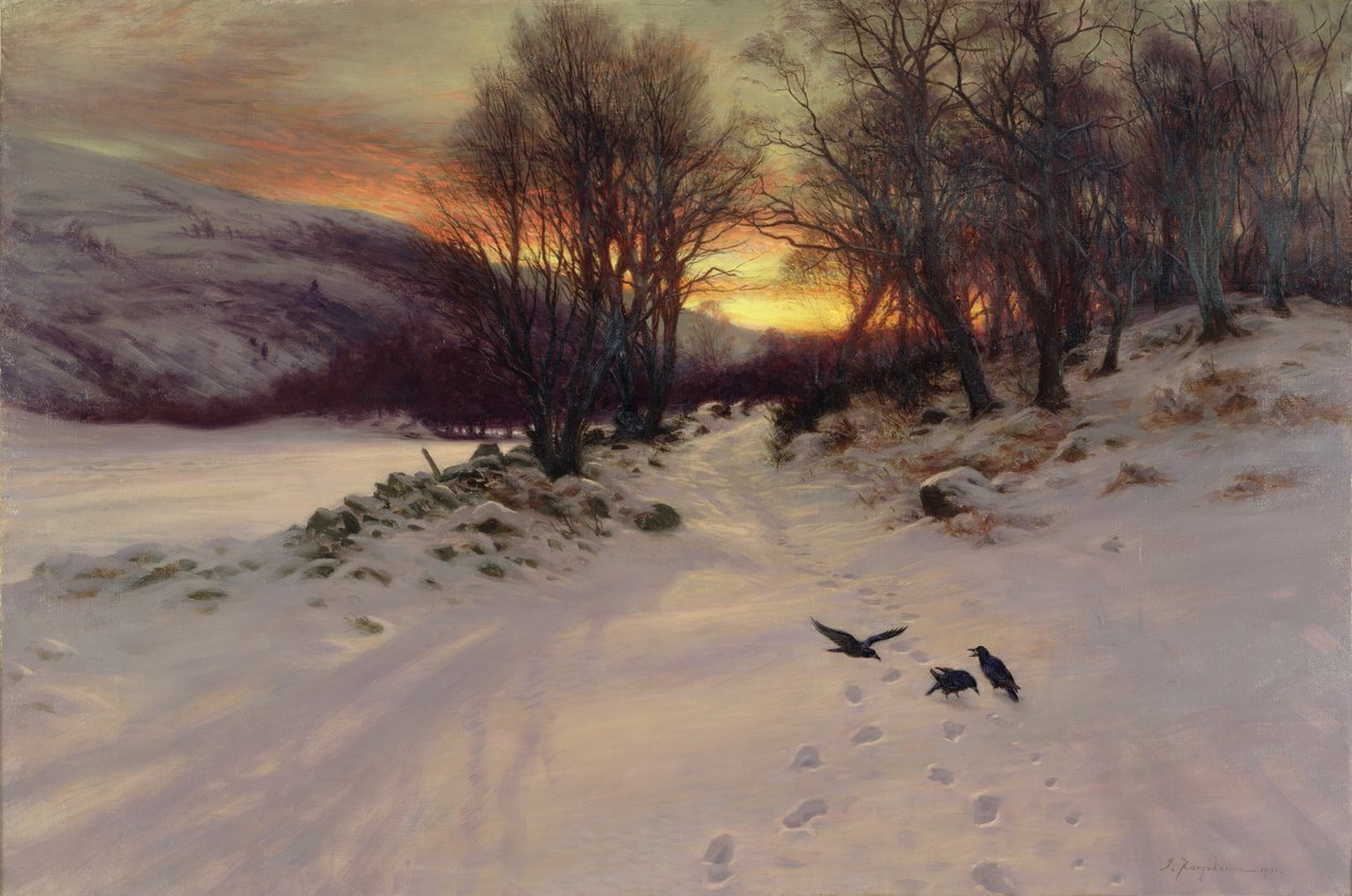 Cuando el Oeste con la Tarde Brilla de Joseph Farquharson