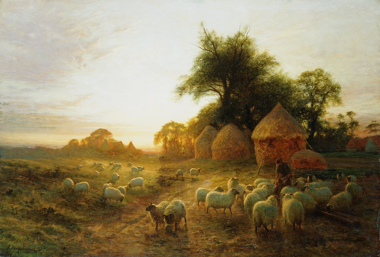 Ese Atardecer Amarillo Muriendo en el Oeste de Joseph Farquharson
