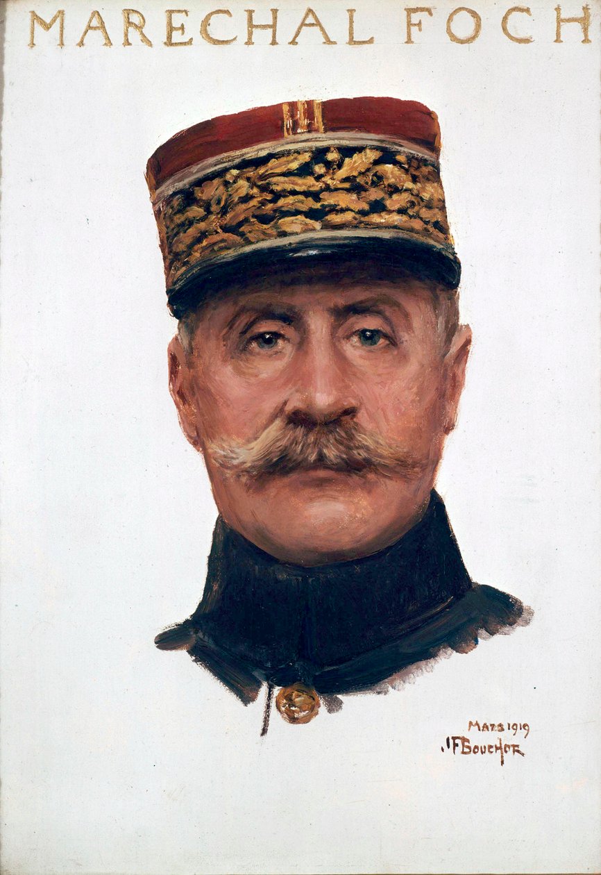 Retrato del mariscal Ferdinand Foch de Joseph Felix Bouchor