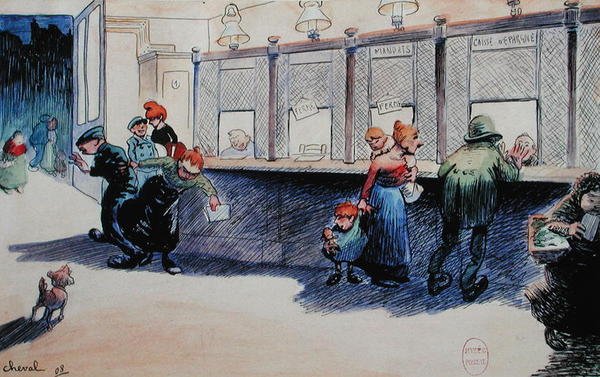 Mostrador de la Oficina de Correos de Joseph Ferdinand Cheval