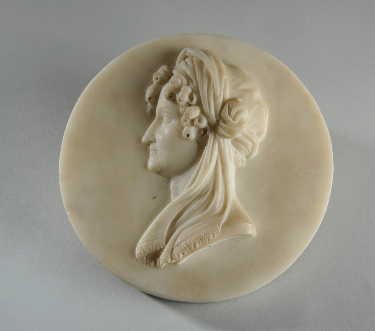 Retrato en medallón de la Sra. Elizabeth Gott de Joseph Gott