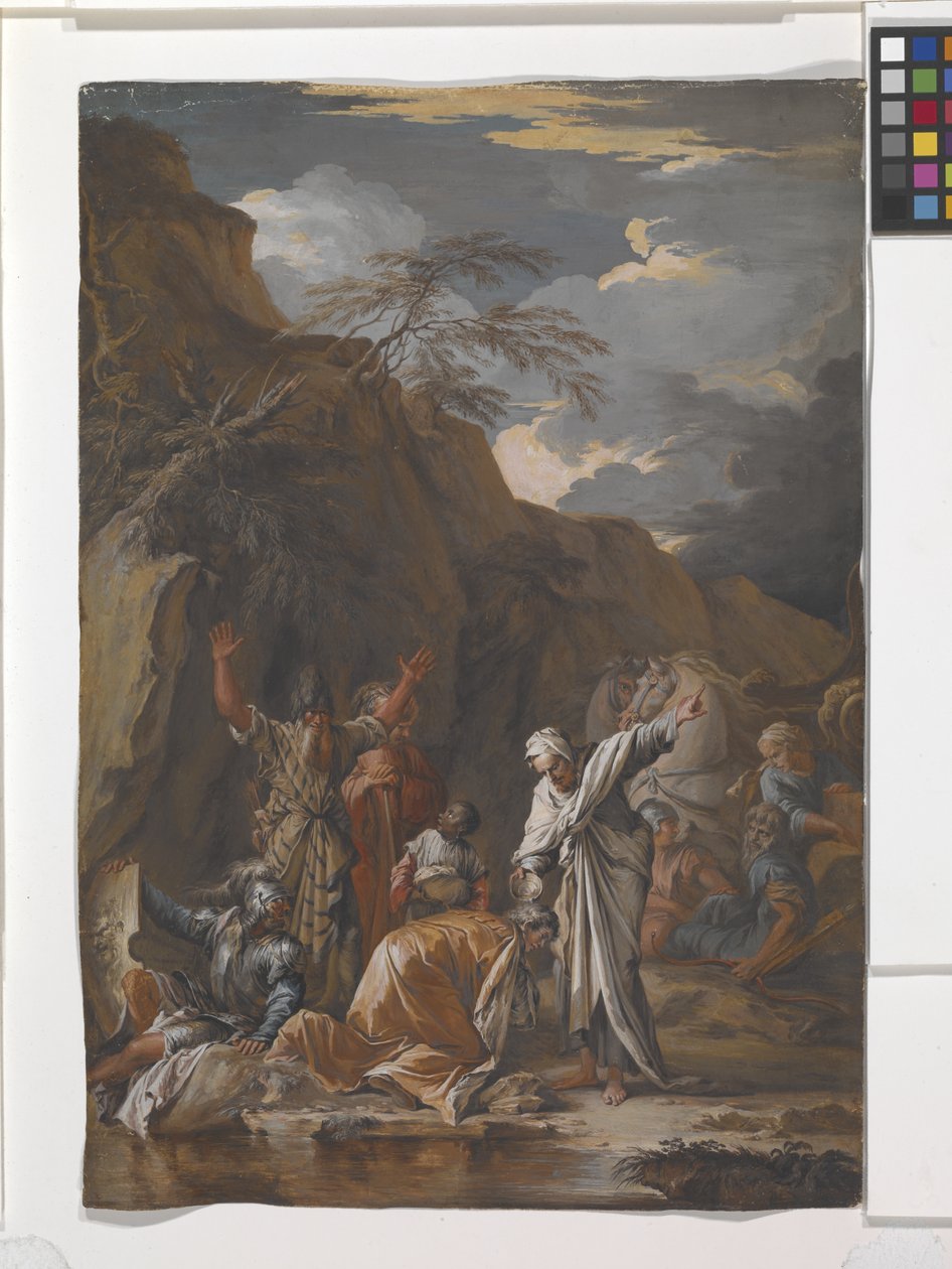 San Felipe bautiza al eunuco de Joseph Goupy