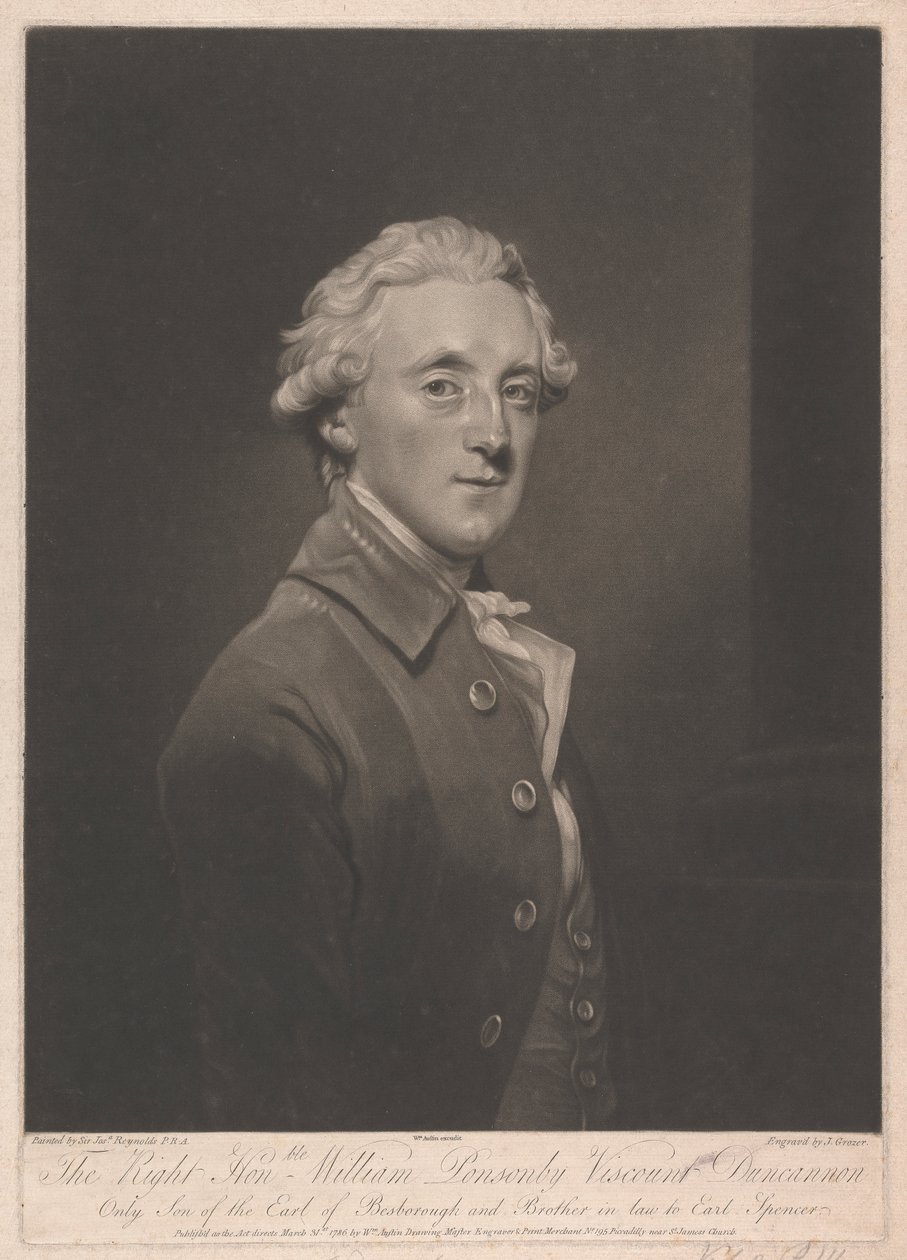 Frederick Ponsonby, Vizconde Duncannon, III Conde de Bessborough de Joseph Grozer