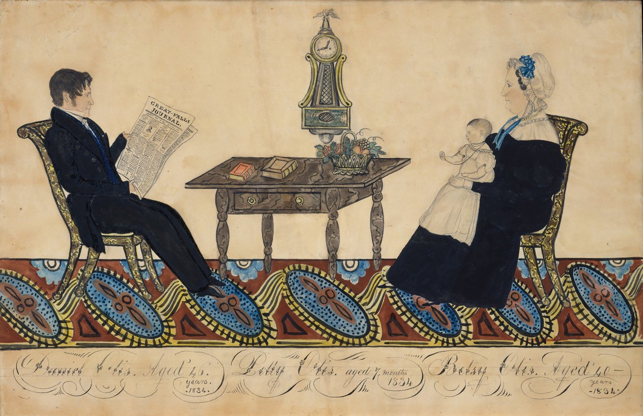 El Sr. y la Sra. Daniel Otis y su Hijo de Joseph H Davis