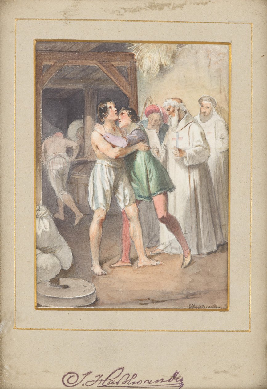 Liberación de presos cristianos por representantes de la Orden Trinitaria de Joseph Hasslwander