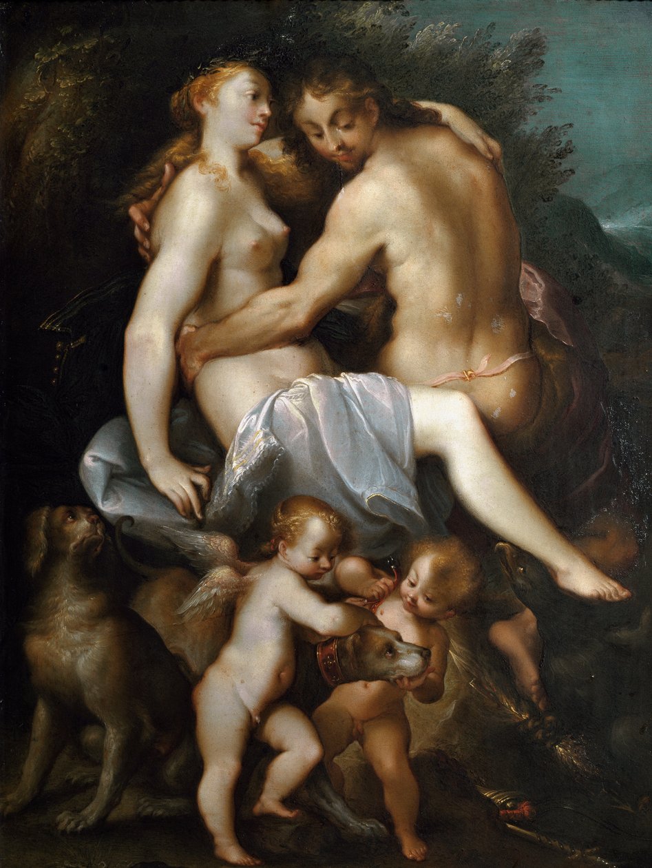 Adonis y Venus de Joseph Heintz