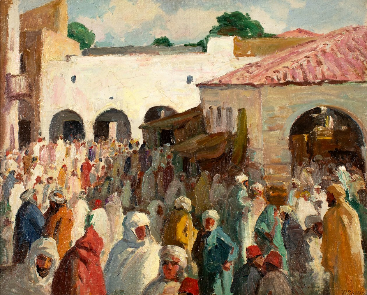 Sidi-bou-Said (Túnez) de Joseph Henry Sharp