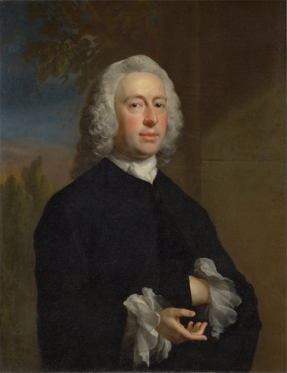 Un desconocido vestido de negro de Joseph Highmore