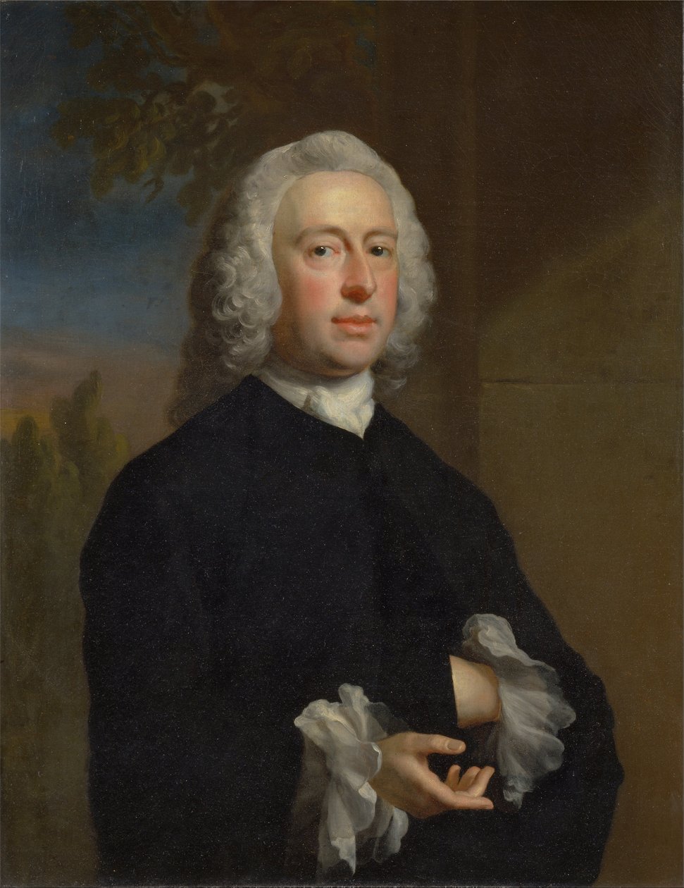 Un desconocido vestido de negro de Joseph Highmore