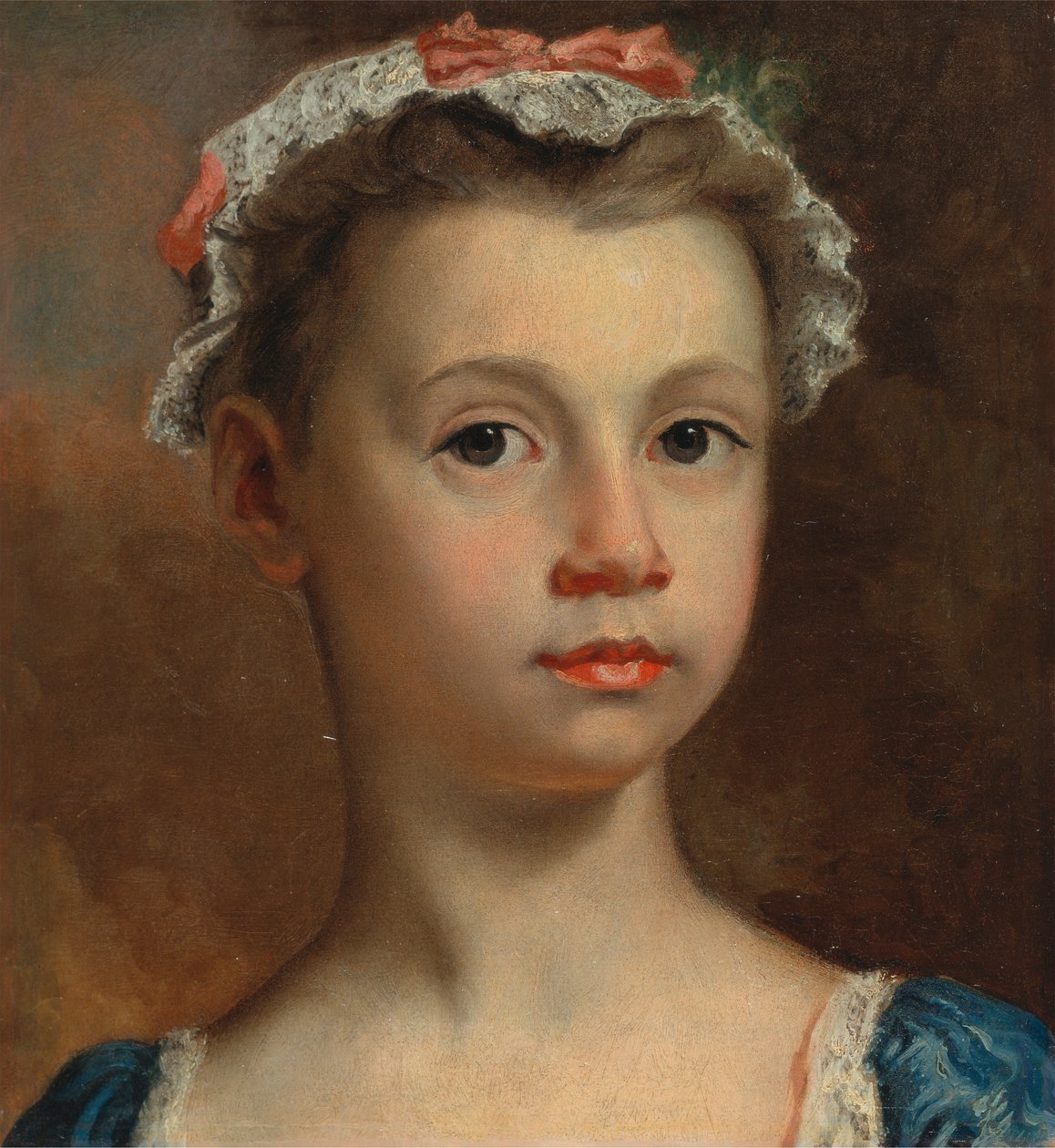 Dibujo de una joven de Joseph Highmore