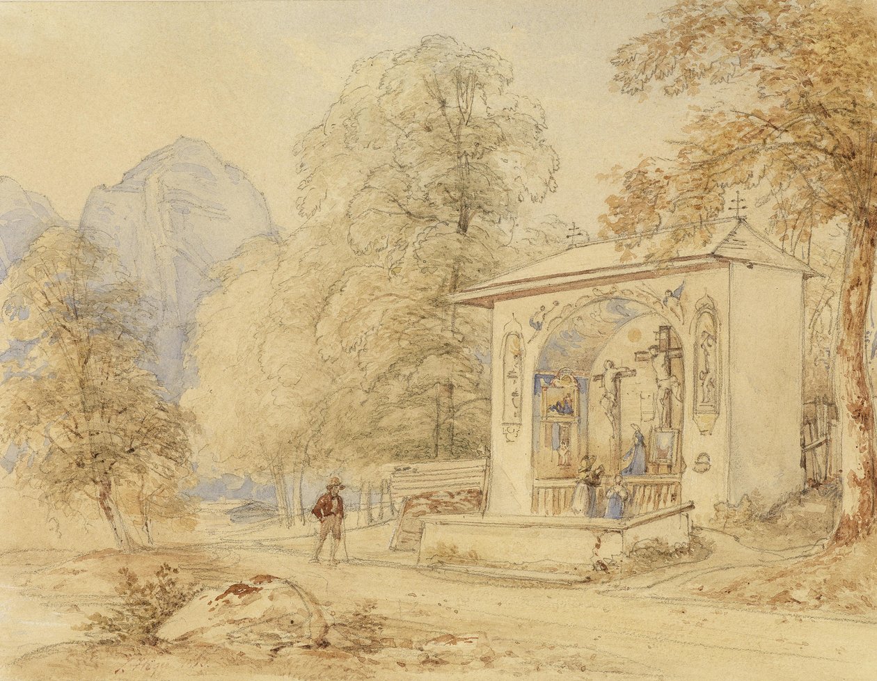Joseph Höger Vagabundo y Capilla del Gólgota de Joseph Hoger