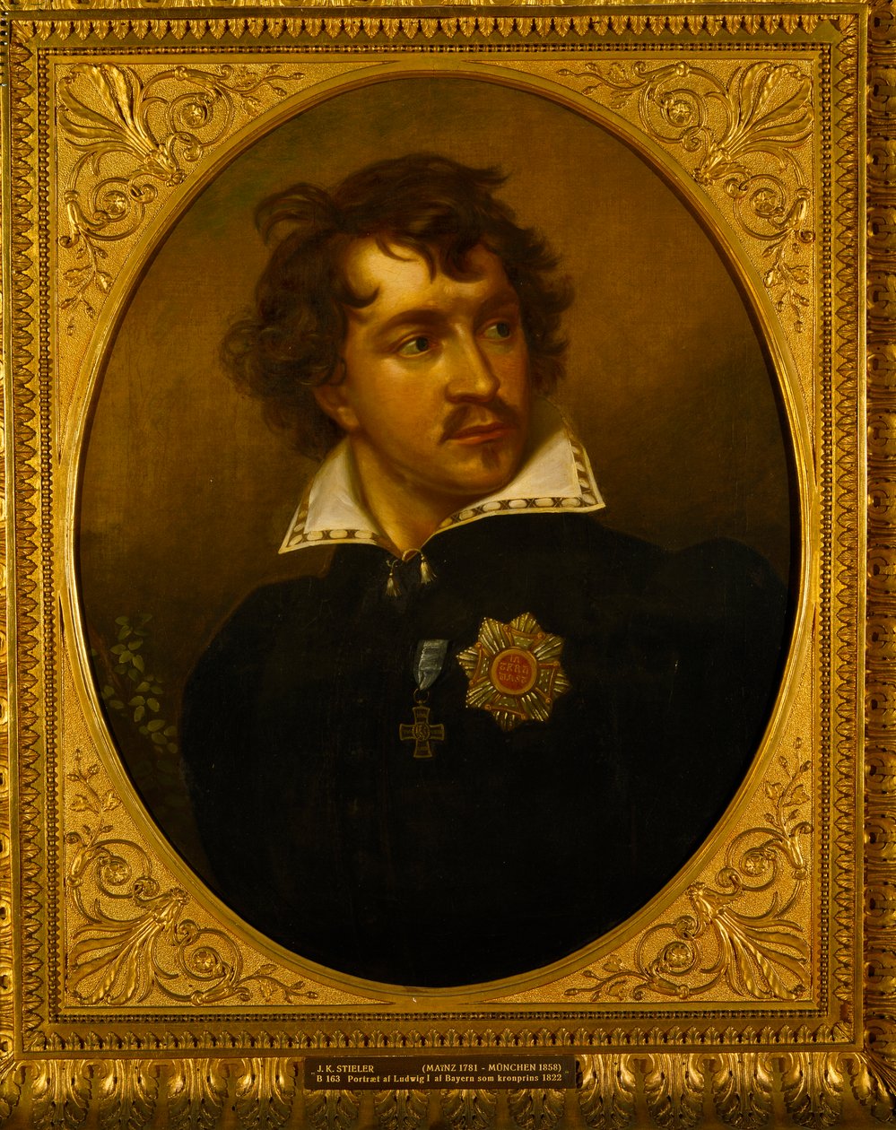 Retrato de Ludwig I de Baviera 1786-1868, 1821-1822 de Joseph Carl Stieler