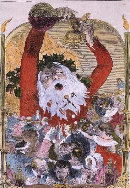 Feliz Navidad por Kenny Meadows, de Illustrated London News de Joseph Kenny after Meadows
