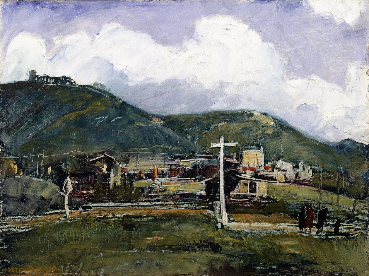 Día lluvioso, Laguna de Joseph Kleitsch