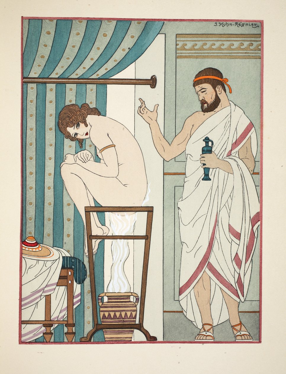 Terapia de fumigación, ilustración de 