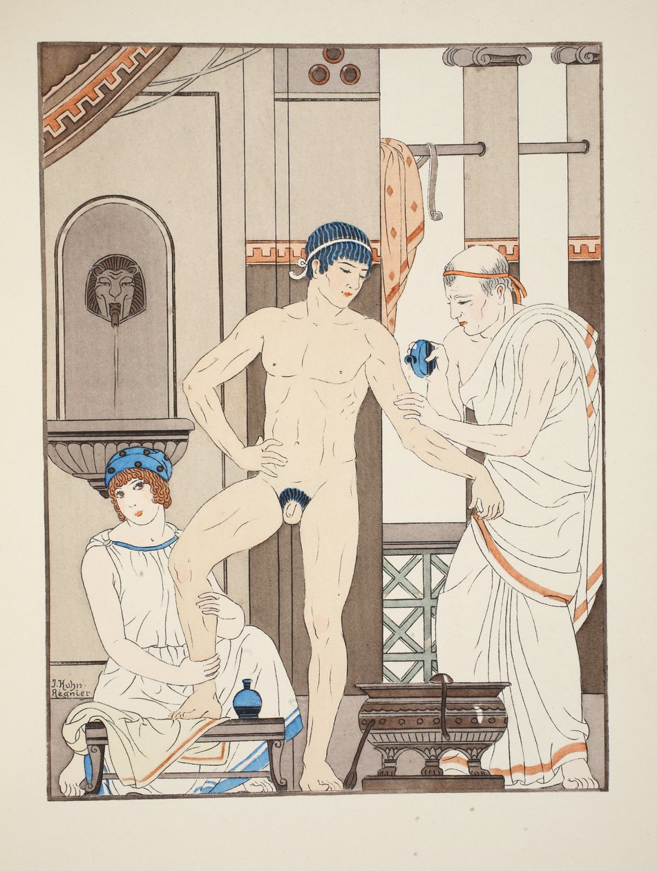 Masaje, ilustración de 