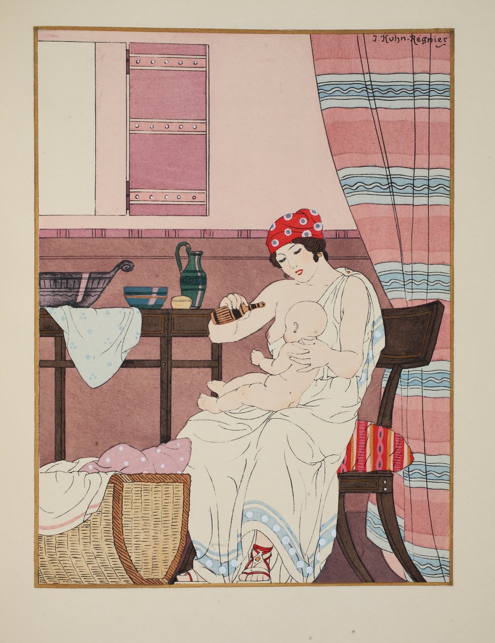 Lactancia de infantes, ilustración de 