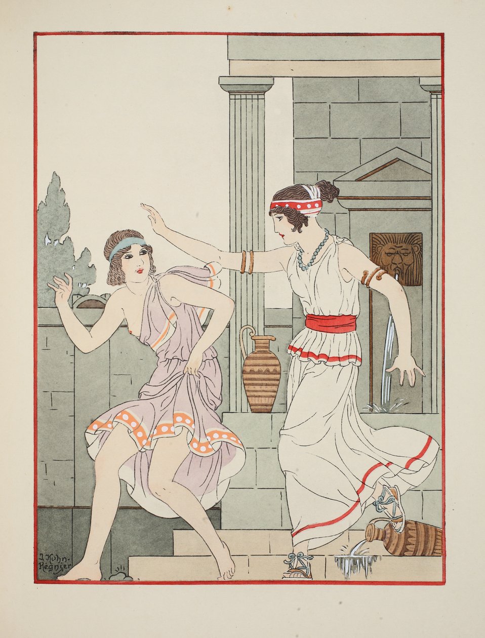 Golpeado con la palma de la mano, ilustración de 