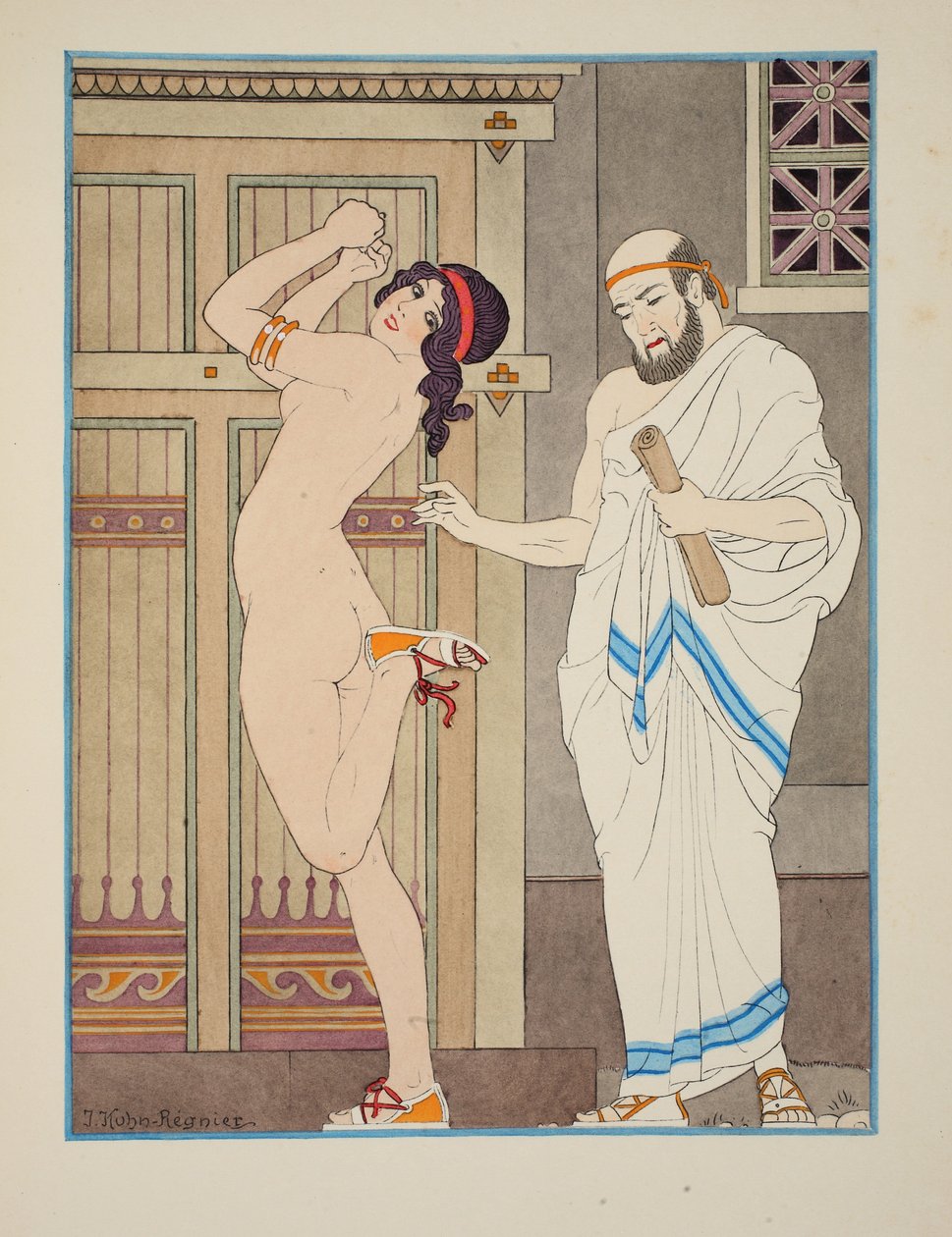 Juegos juveniles, ilustración de 