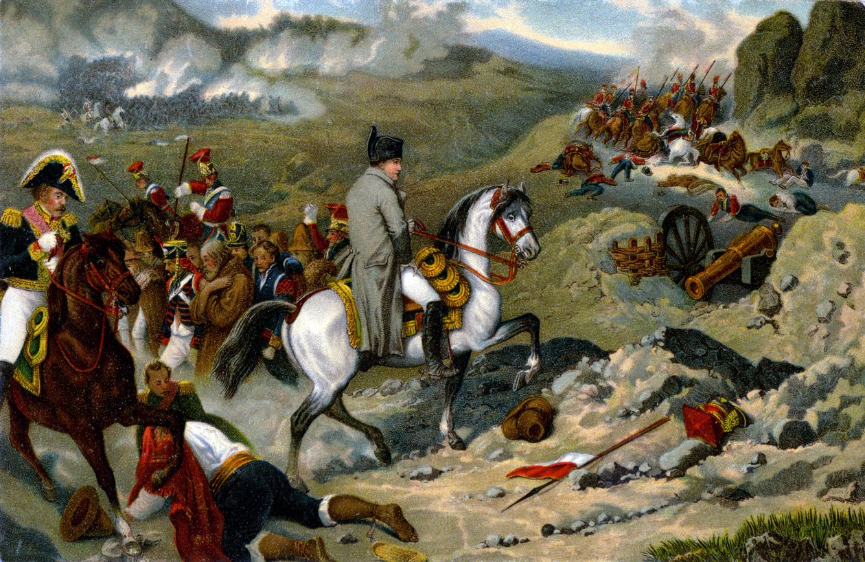 Batalla de Somosierra de Joseph Louis Hippolyte (after) Bellange