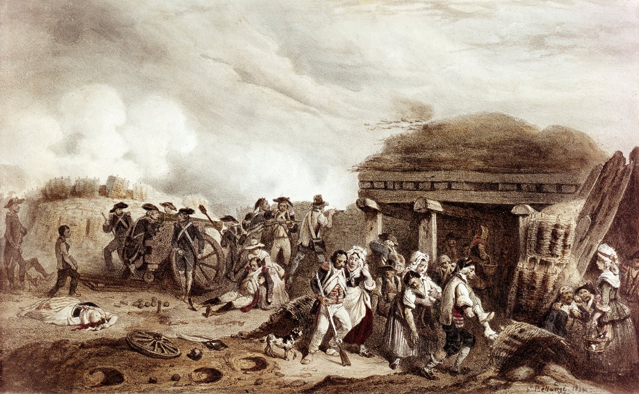 La lucha de Bastán opone a los franceses comandados por el general Moncey contra los españoles. La confrontación tuvo lugar en el Valle de Bastán el 24 de julio de Joseph Louis Hippolyte Bellange