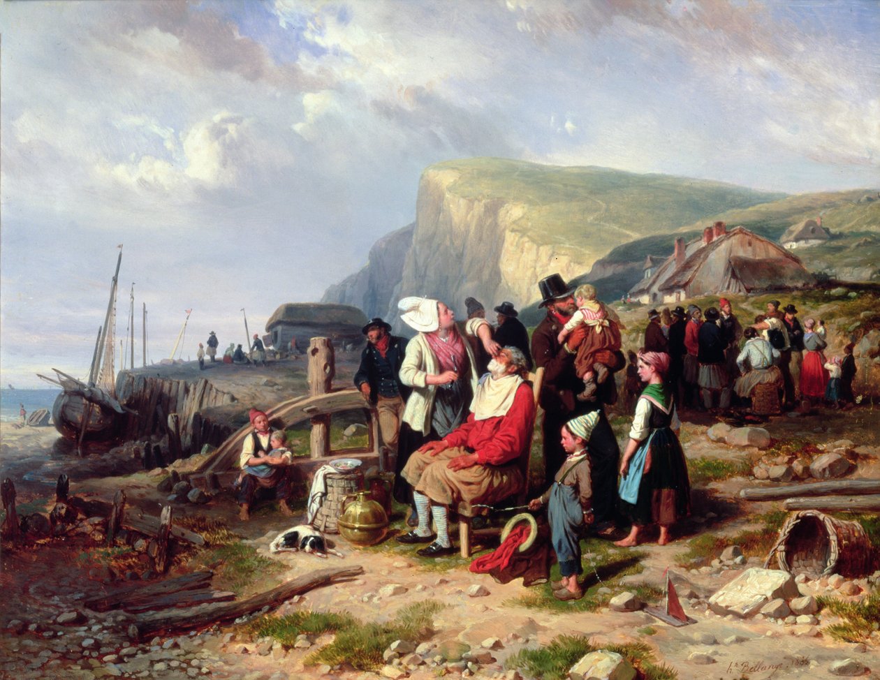 Regresando a casa, 1846 de Joseph Louis Hippolyte Bellange