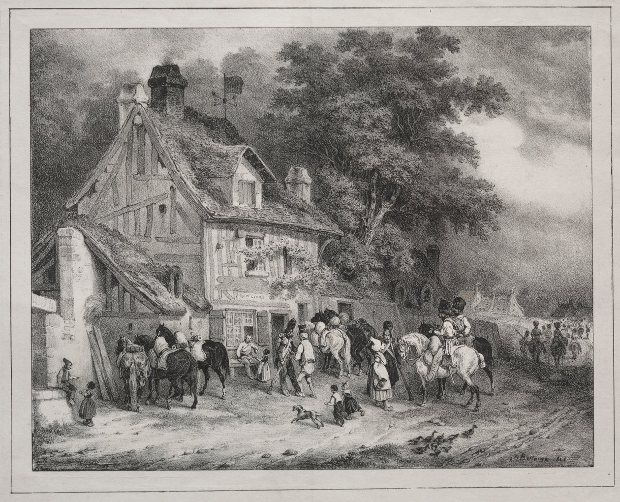 Recuerdo de Normandía de Joseph Louis Hippolyte Bellange
