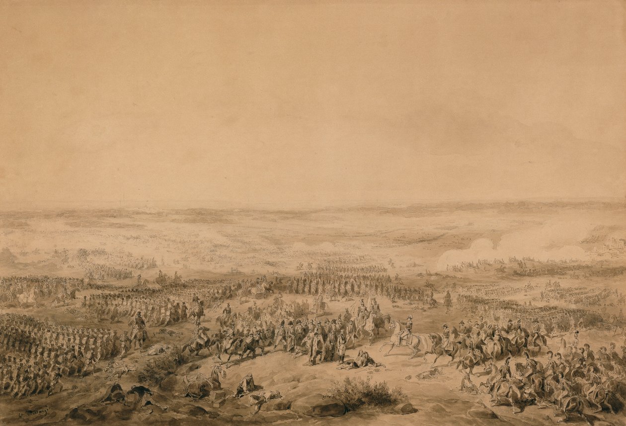 La batalla de Ocaña de Joseph Louis Hippolyte Bellange