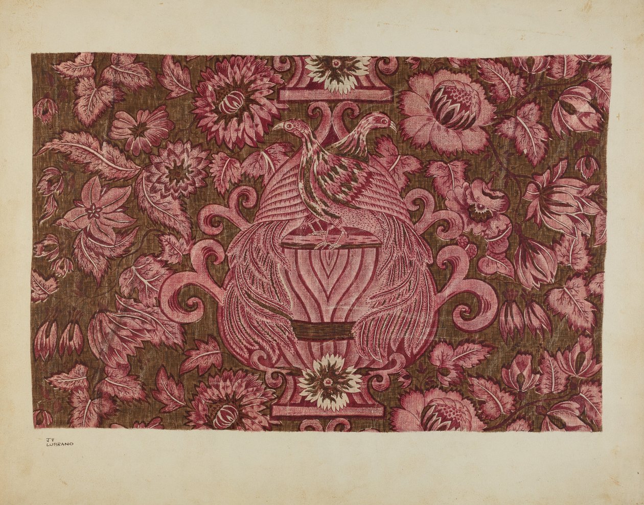 Algodón impreso, c. 1940 de Joseph Lubrano