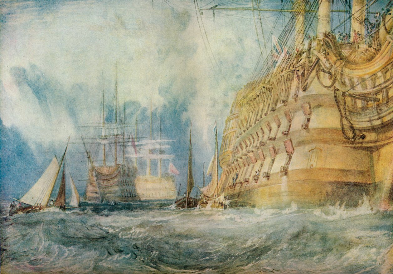 Un Primer Rango Tomando Provisiones, 1818 de Joseph Mallord William Turner