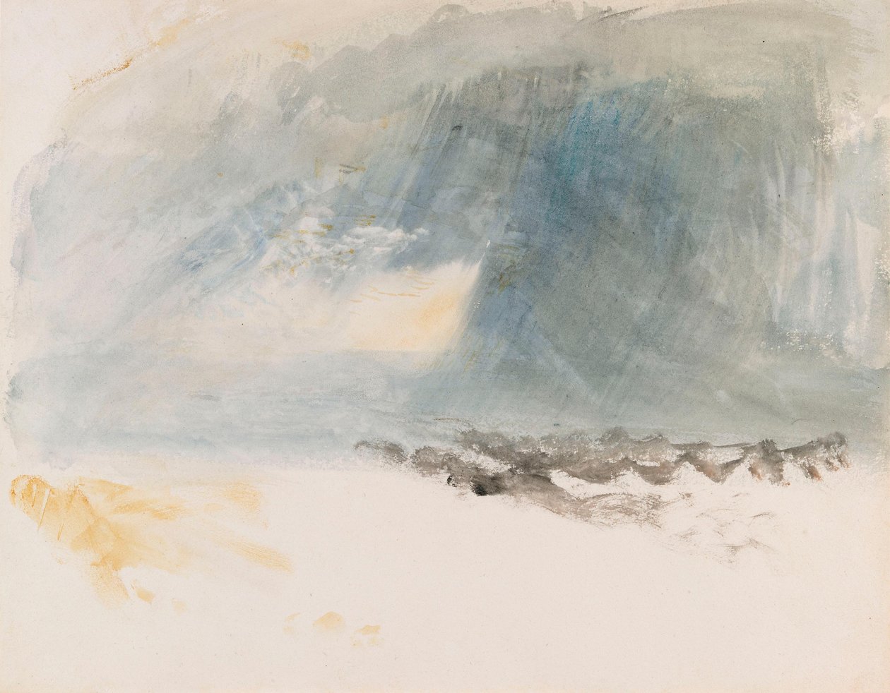 Un chaparrón sobre el agua, llamado tradicionalmente lago de Lucerna de Joseph Mallord William Turner