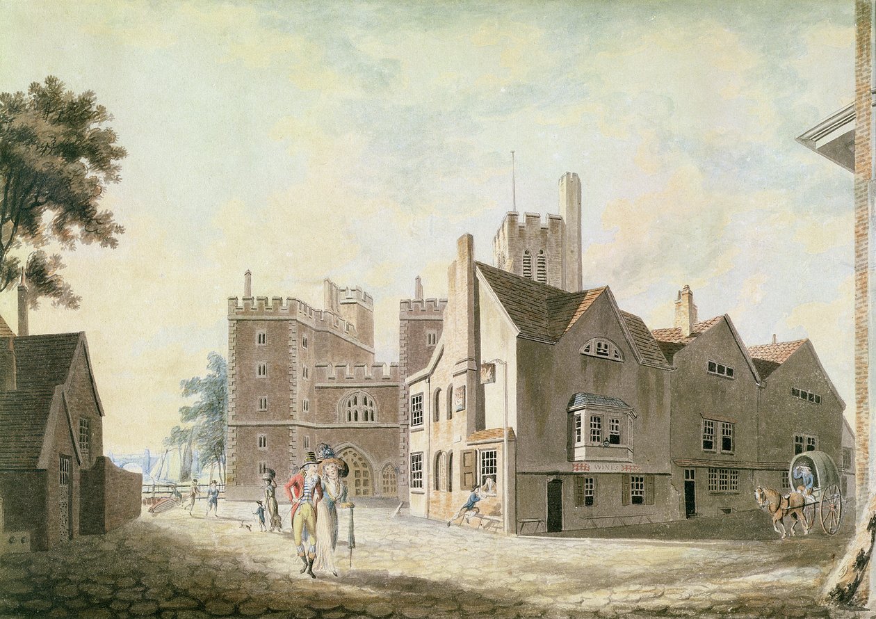 Vista del Palacio Arzobispal de Lambeth de Joseph Mallord William Turner