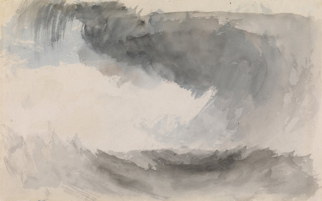 Una tormenta en el mar de Joseph Mallord William Turner