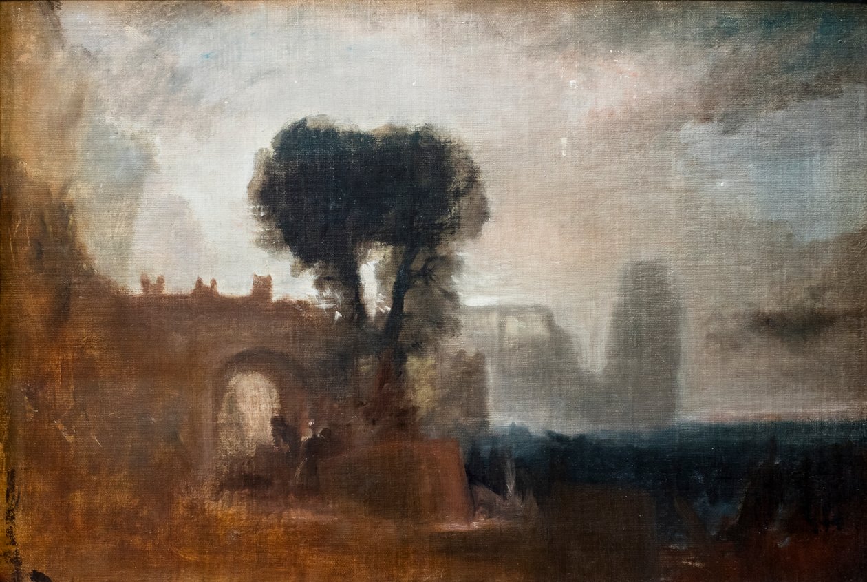 Arca con árboles marinos, hacia 1827-28 (óleo sobre lienzo) de Joseph Mallord William Turner