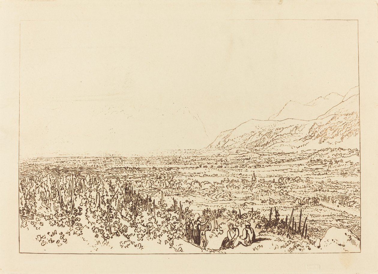 Cadena de los Alpes de Grenoble a Chamberi de Joseph Mallord William Turner