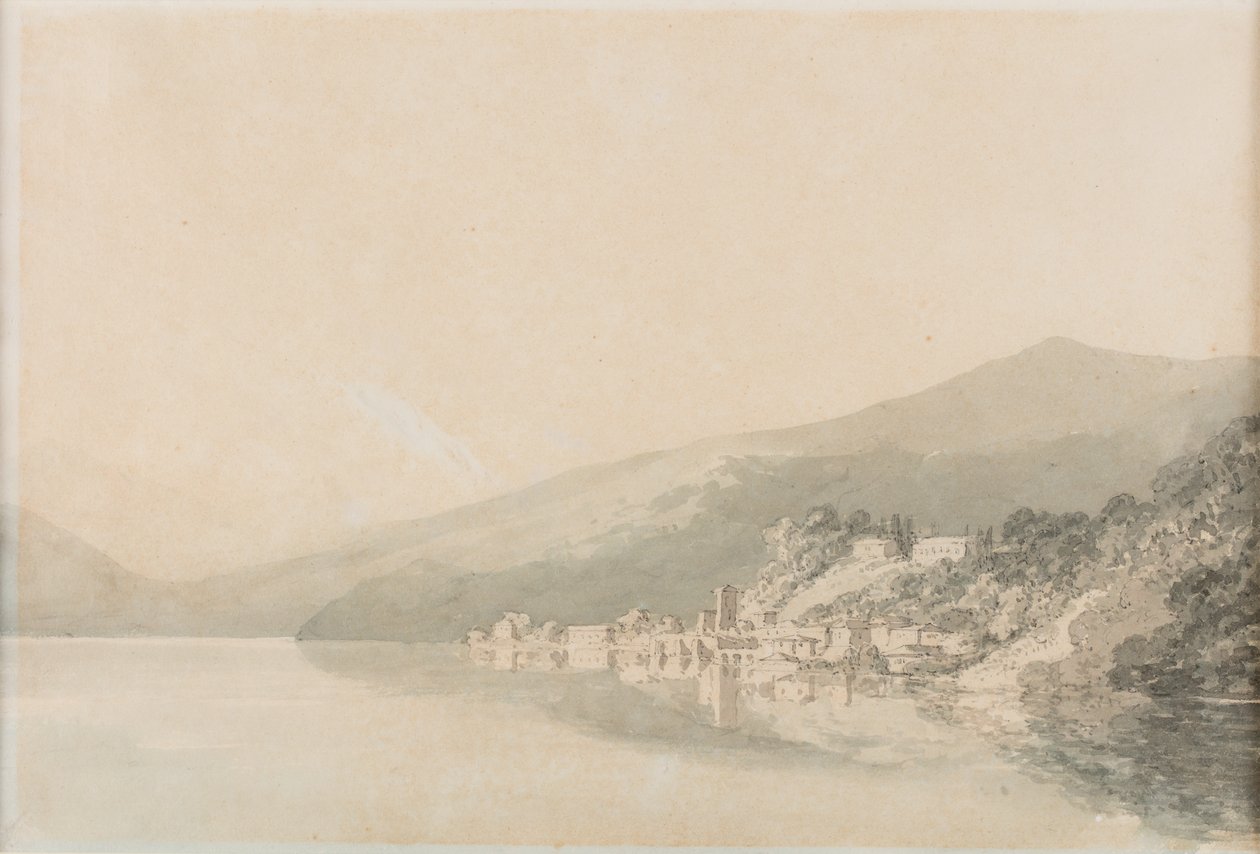 Convento de Villa Giulia, Lago de Como, fecha desconocida (acuarela sobre papel) de Joseph Mallord William Turner
