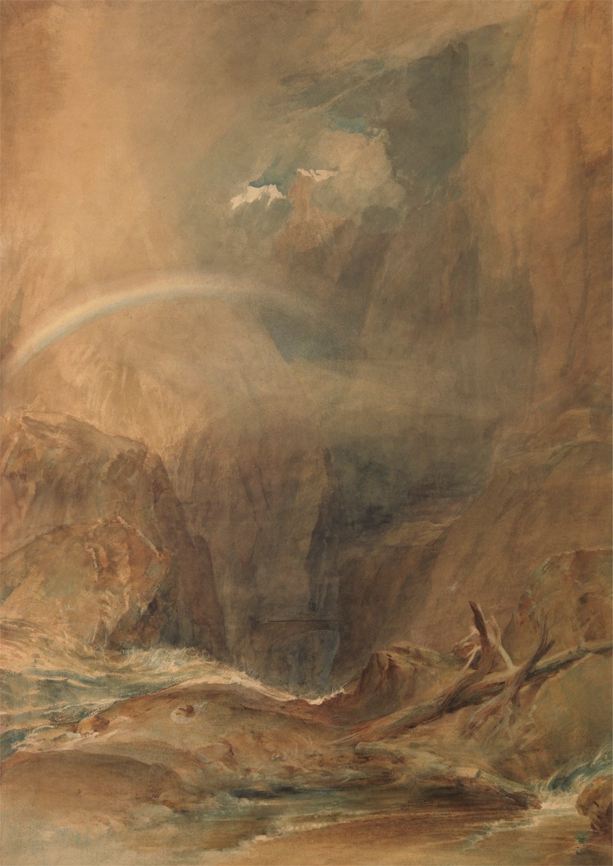 Puente del Diablo, Paso de San Gotardo de Joseph Mallord William Turner