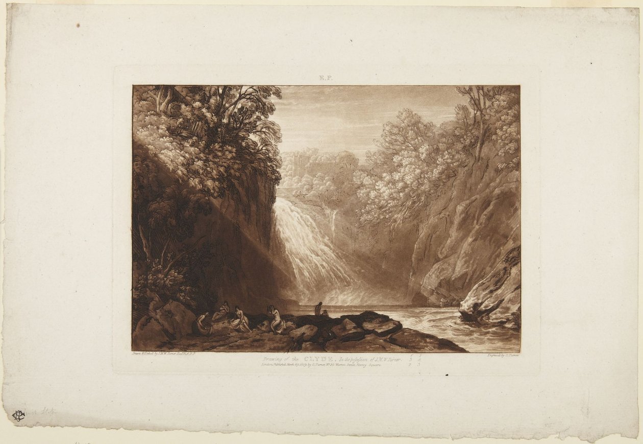 Dibujo del Clyde de Joseph Mallord William Turner