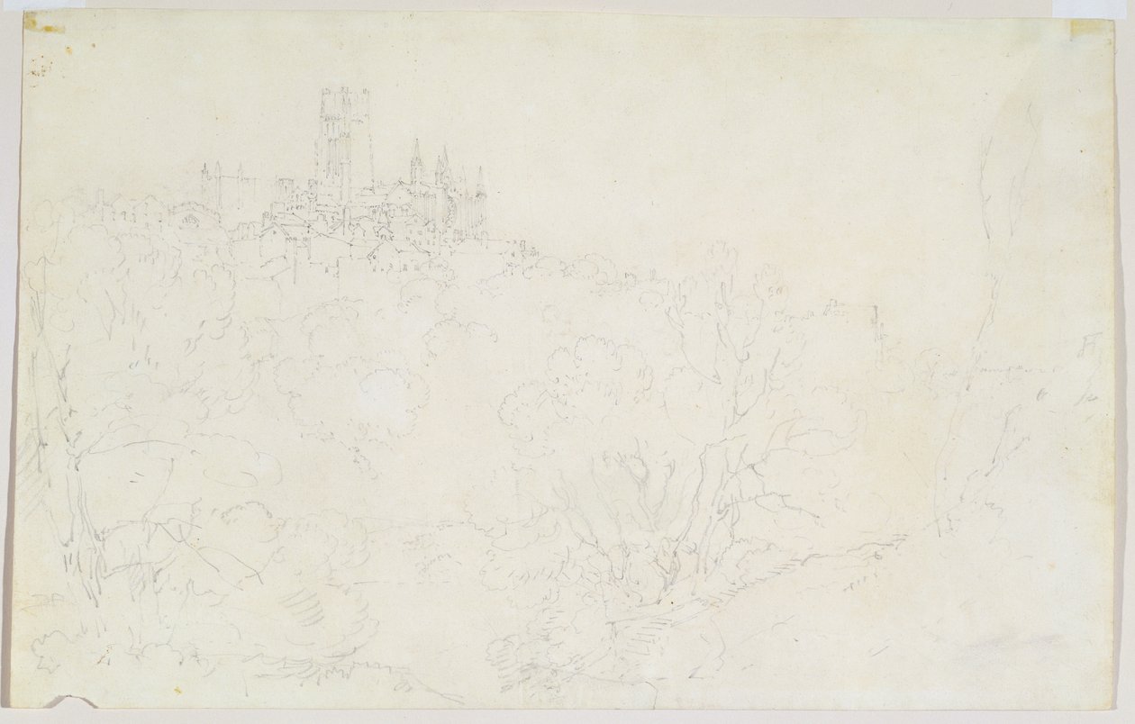 Durham, c.1801 de Joseph Mallord William Turner
